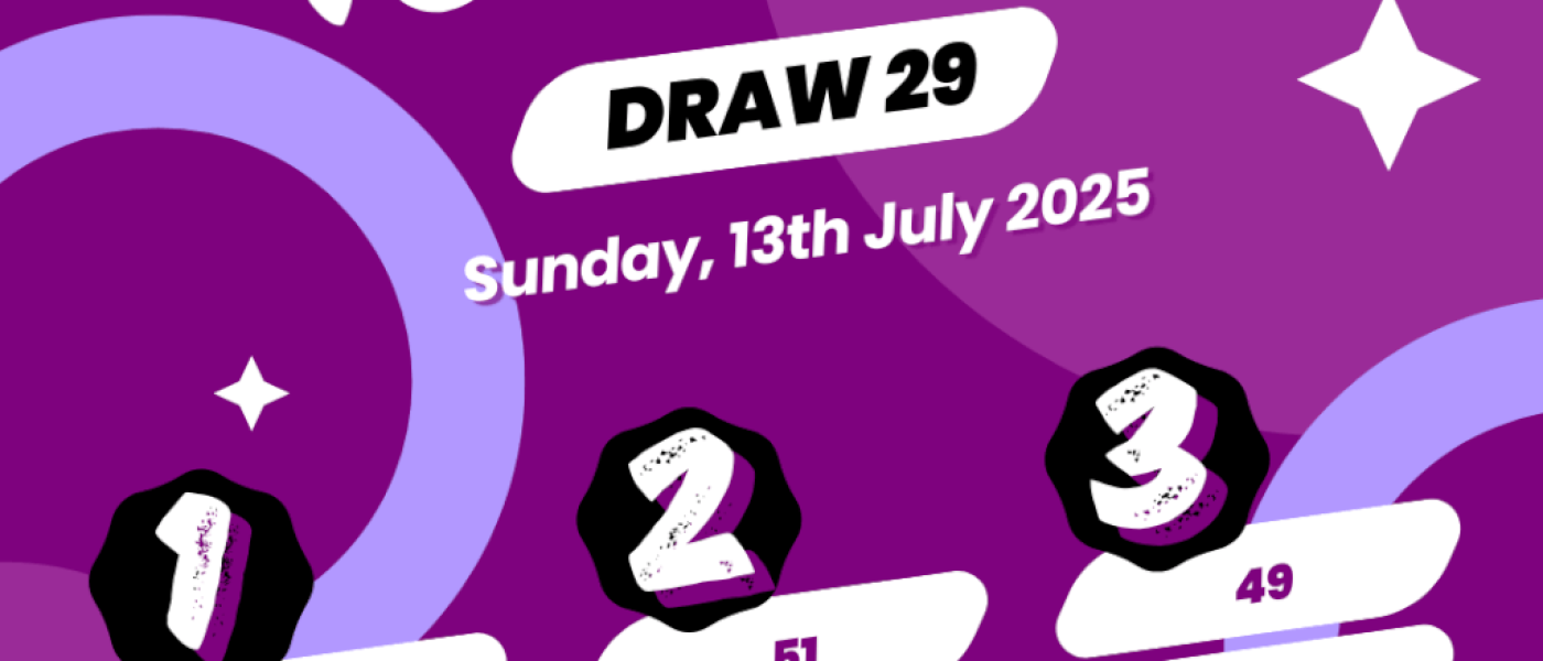 100 Club: Draw 29 Results